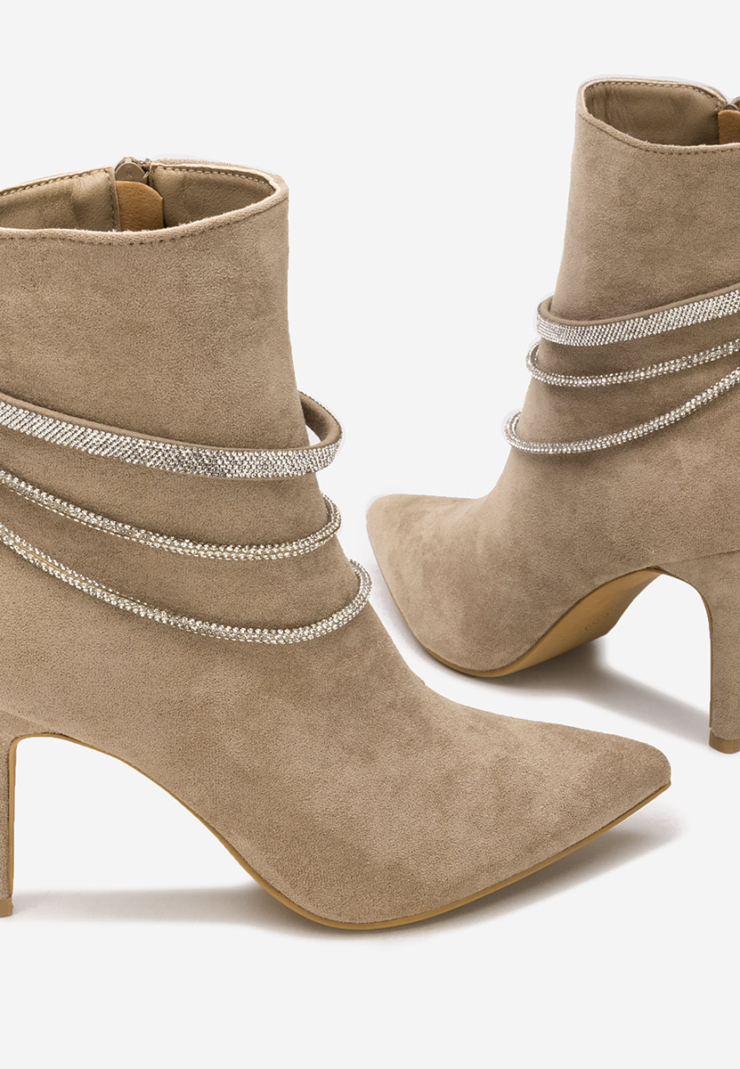 Γυναικεία Μποτίνια Lorreta χακι