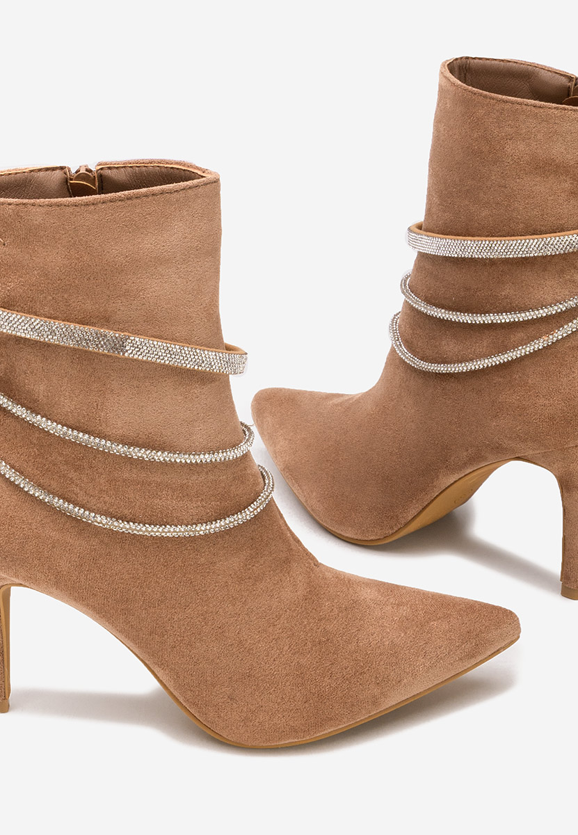 Γυναικεία Μποτίνια Lorreta ταμπά