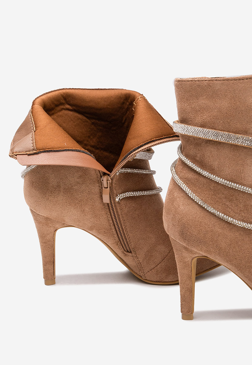 Γυναικεία Μποτίνια Lorreta ταμπά