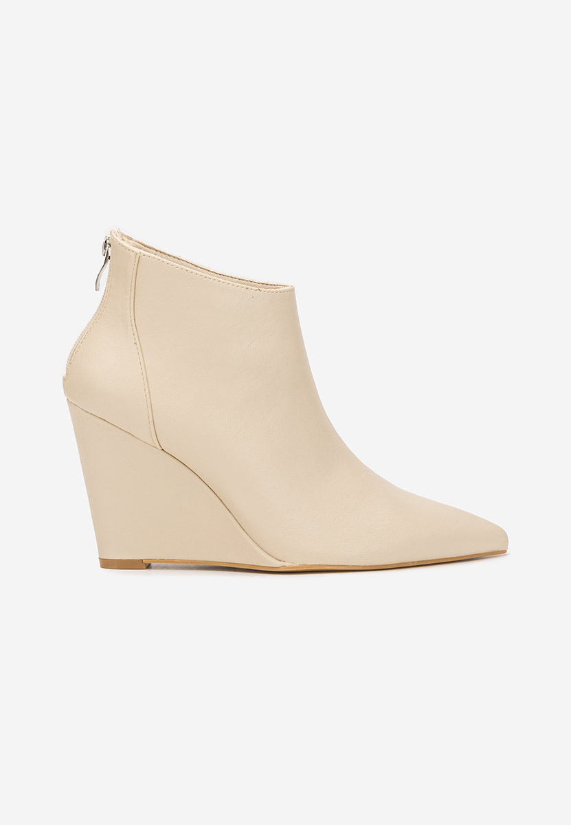 Μποτακια πλατφορμεσ Shenna V2 μπεζ