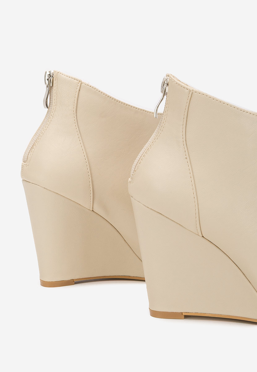 Μποτακια πλατφορμεσ Shenna V2 μπεζ