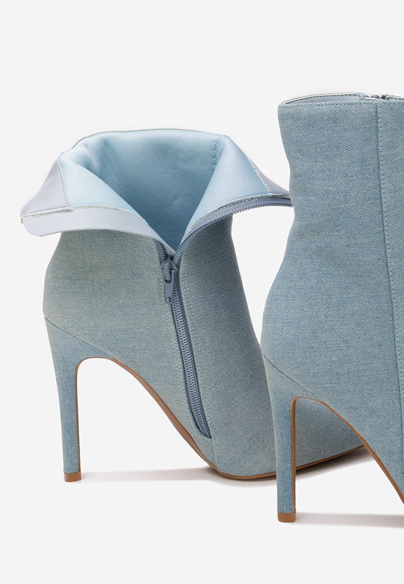 Μποτάκια με λεπτο τακουνι Cendria Τζιν