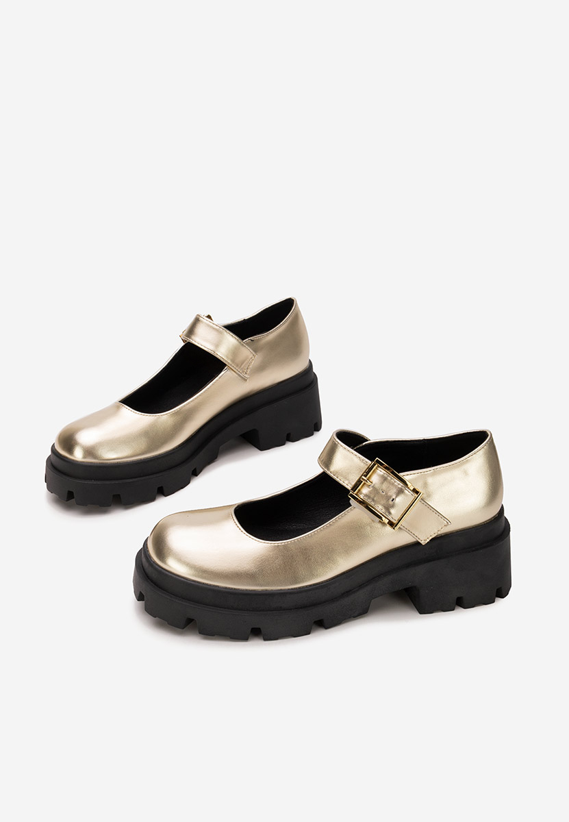 Πλατφόρμες γυναικεία Masovia χρυσο