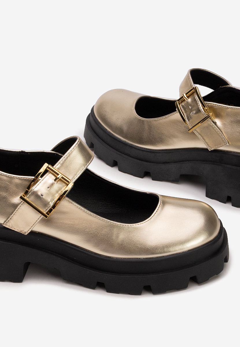 Πλατφόρμες γυναικεία Masovia χρυσο