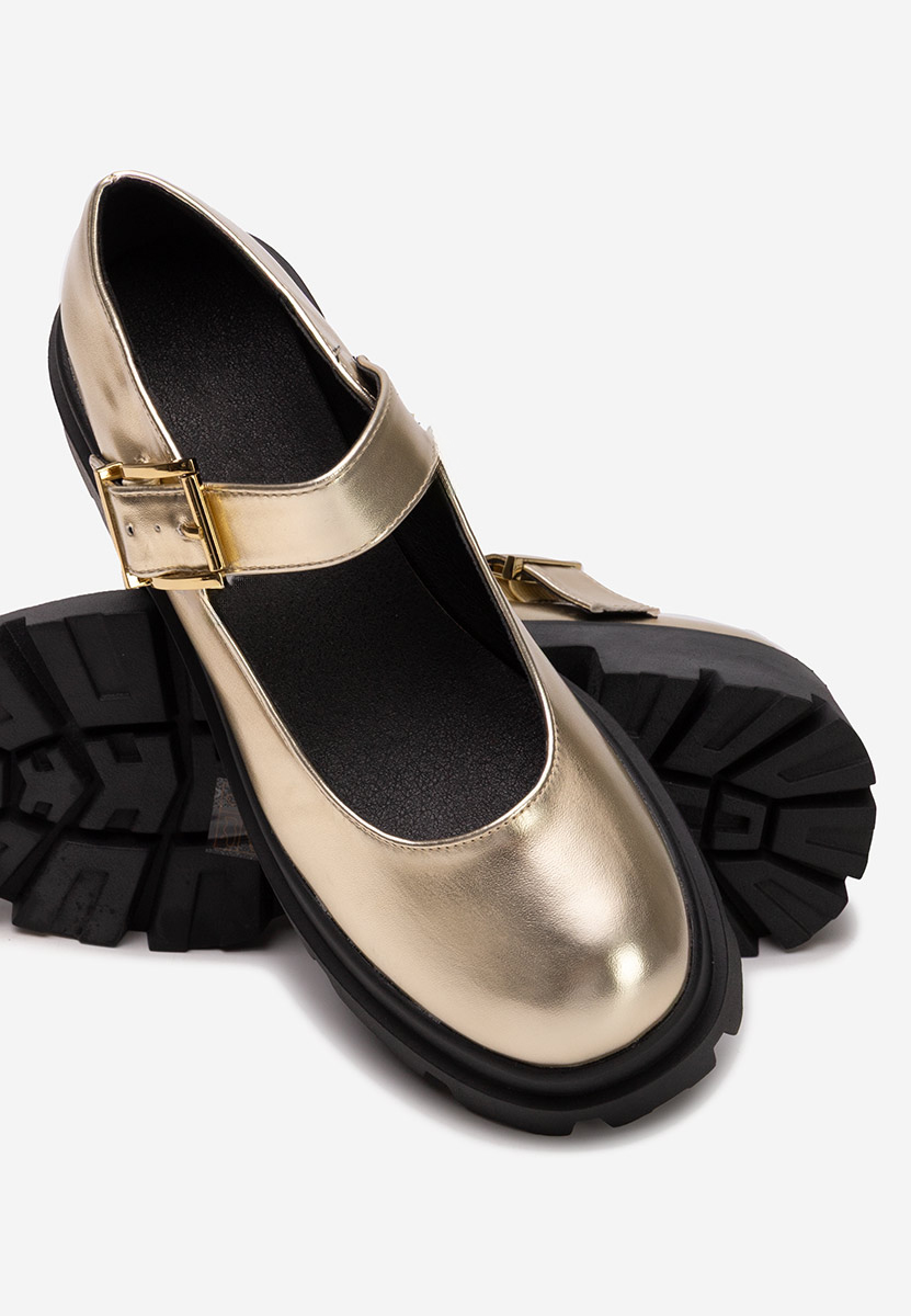 Πλατφόρμες γυναικεία Masovia χρυσο