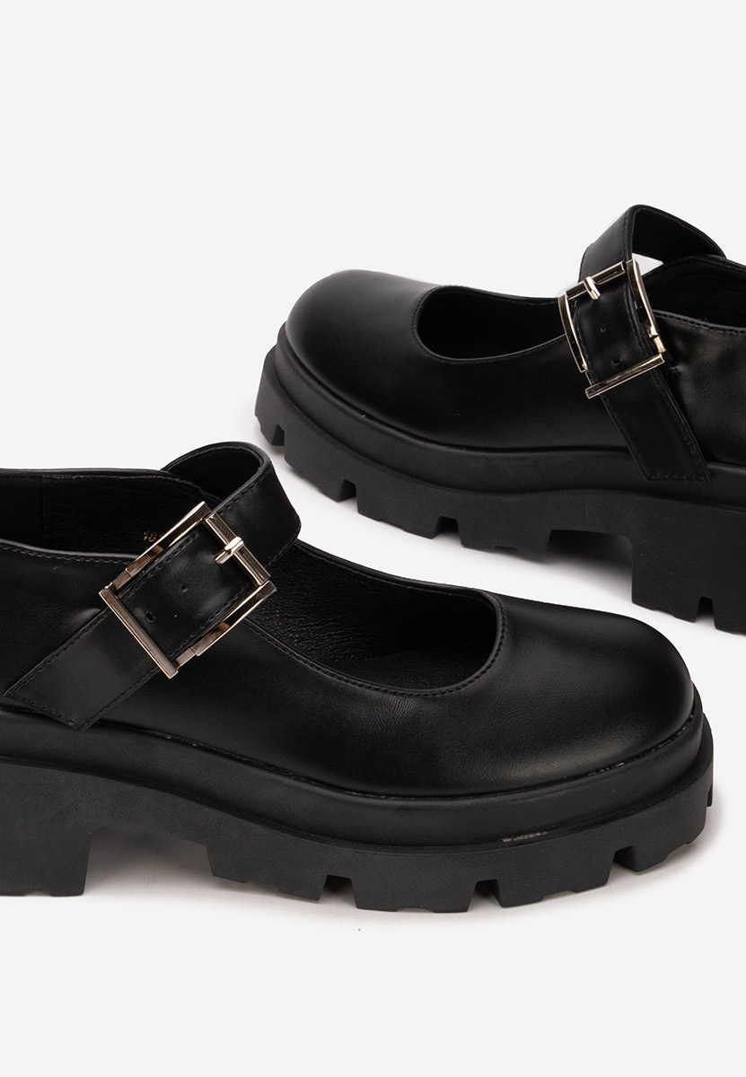 Πλατφόρμες γυναικεία Masovia μαύρα