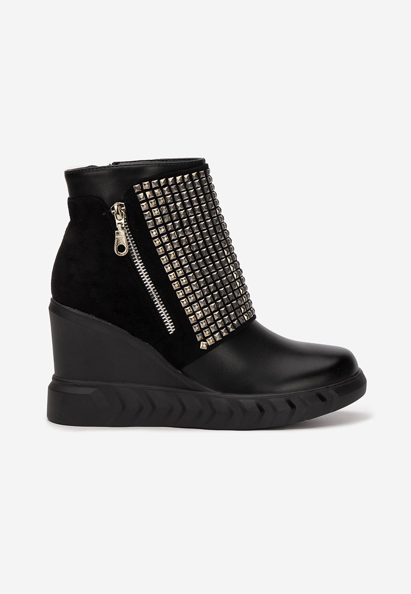 μποτακια πλατφορμεσ Ismelora Μαύρα