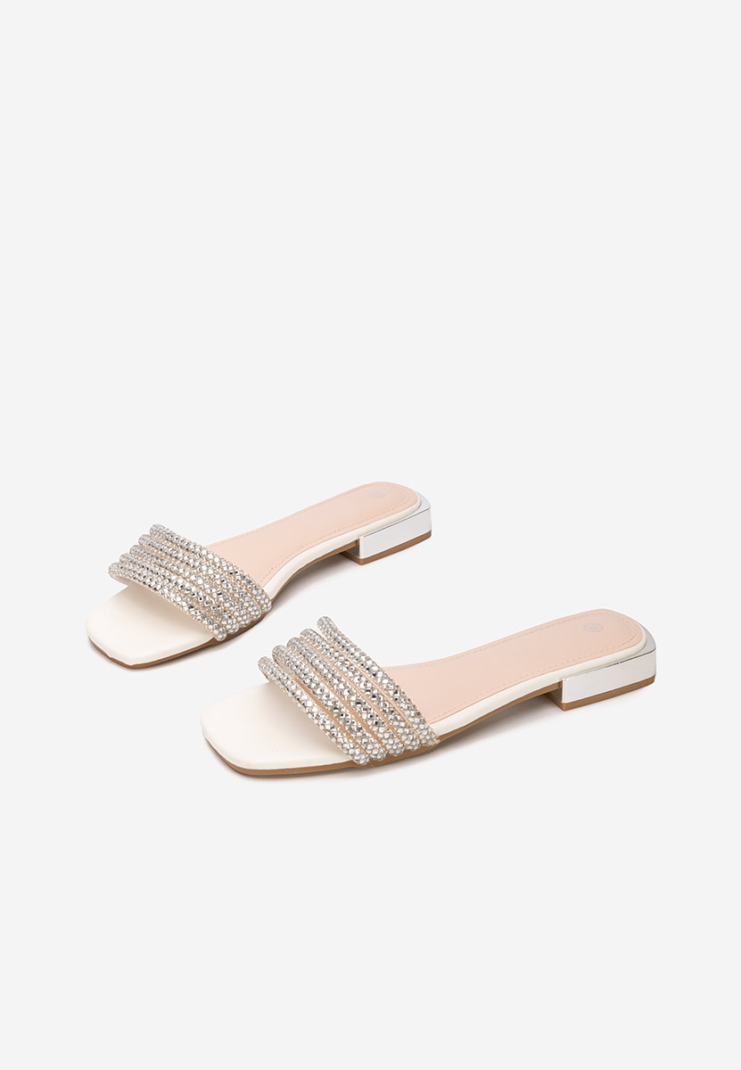 Παντόφλες γυναικειεσ Emiko λευκά