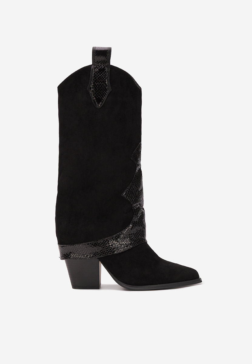 Καουμπόικες Μπότες Nistora Μαύρα