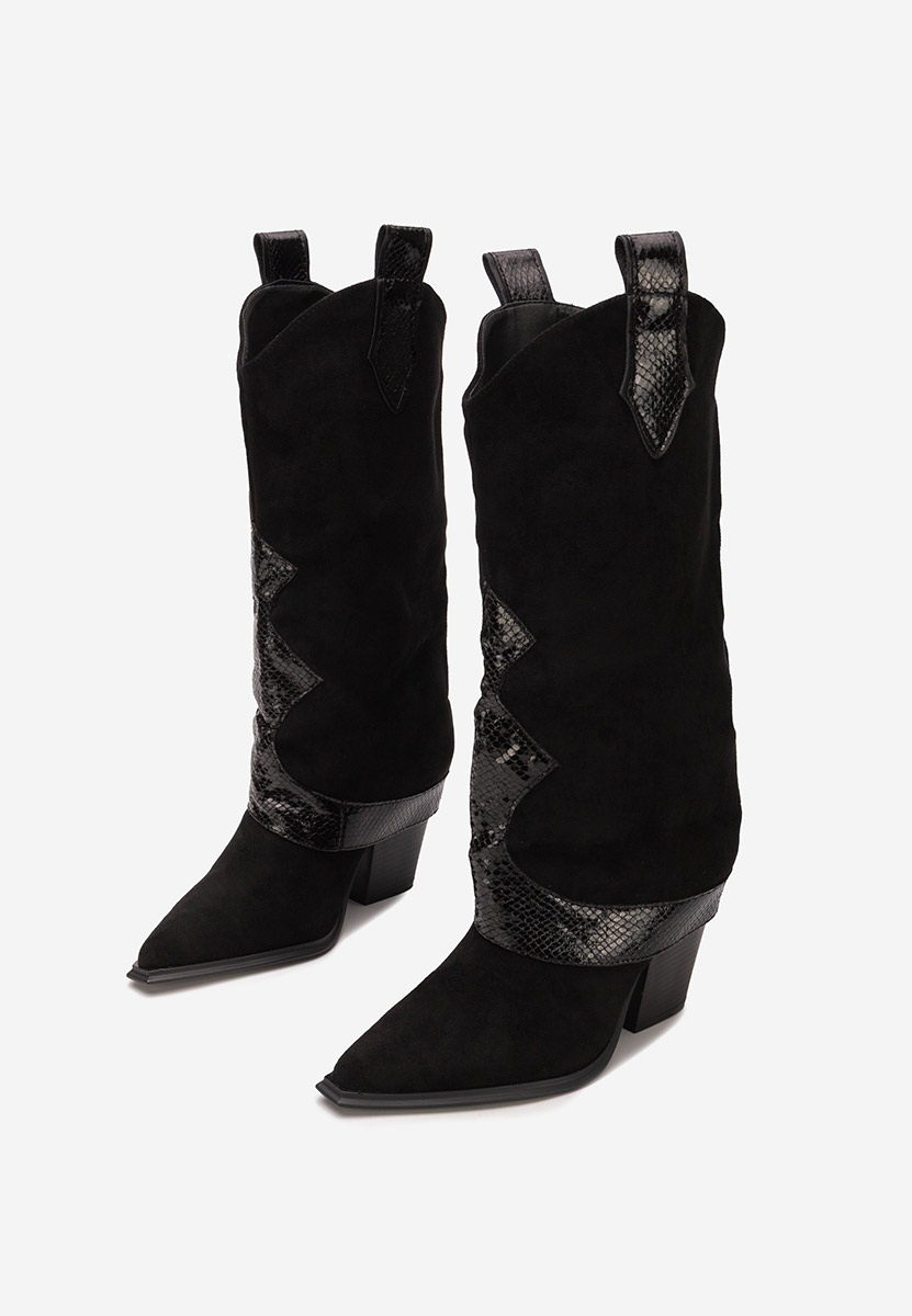 Καουμπόικες Μπότες Nistora Μαύρα