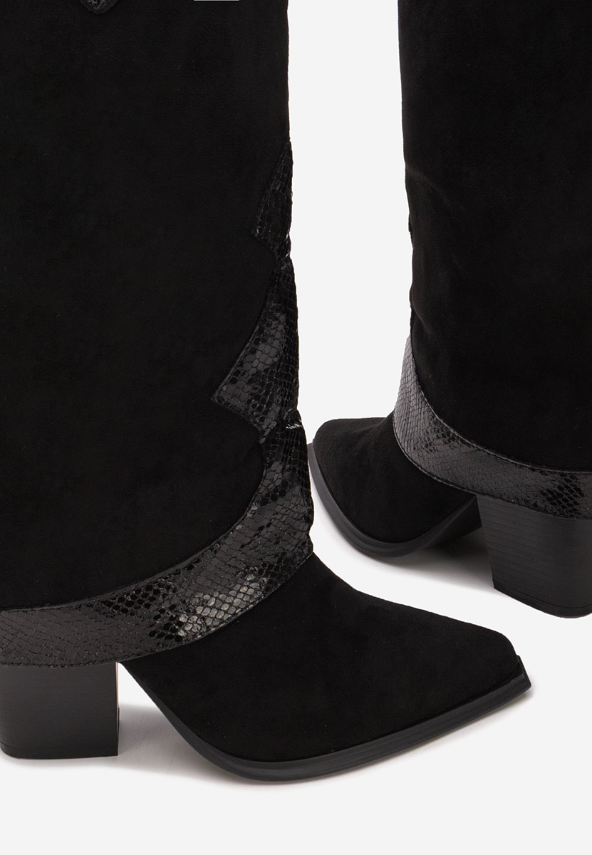 Καουμπόικες Μπότες Nistora Μαύρα