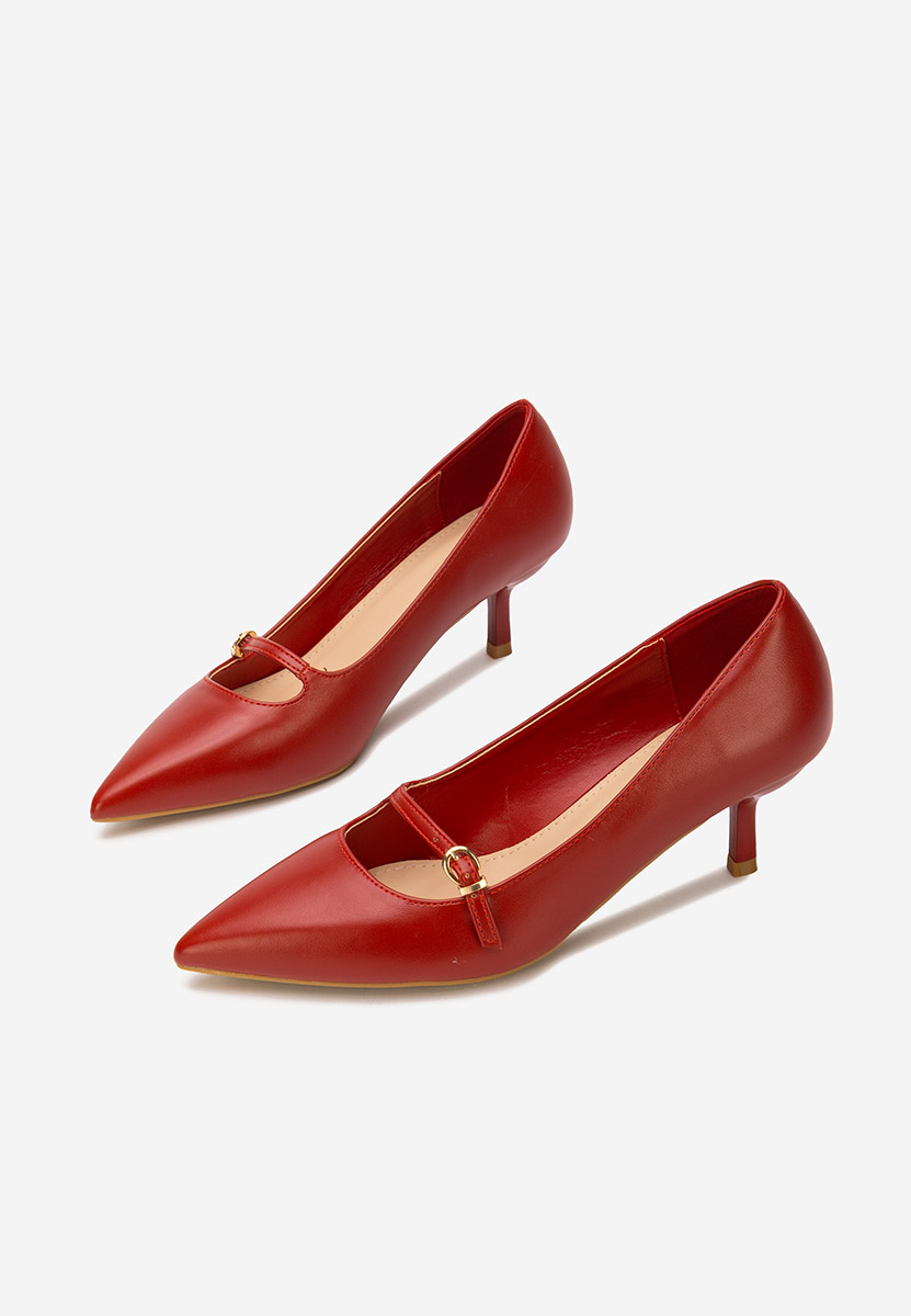 Γόβες στιλέτο Rilora κοκκινο