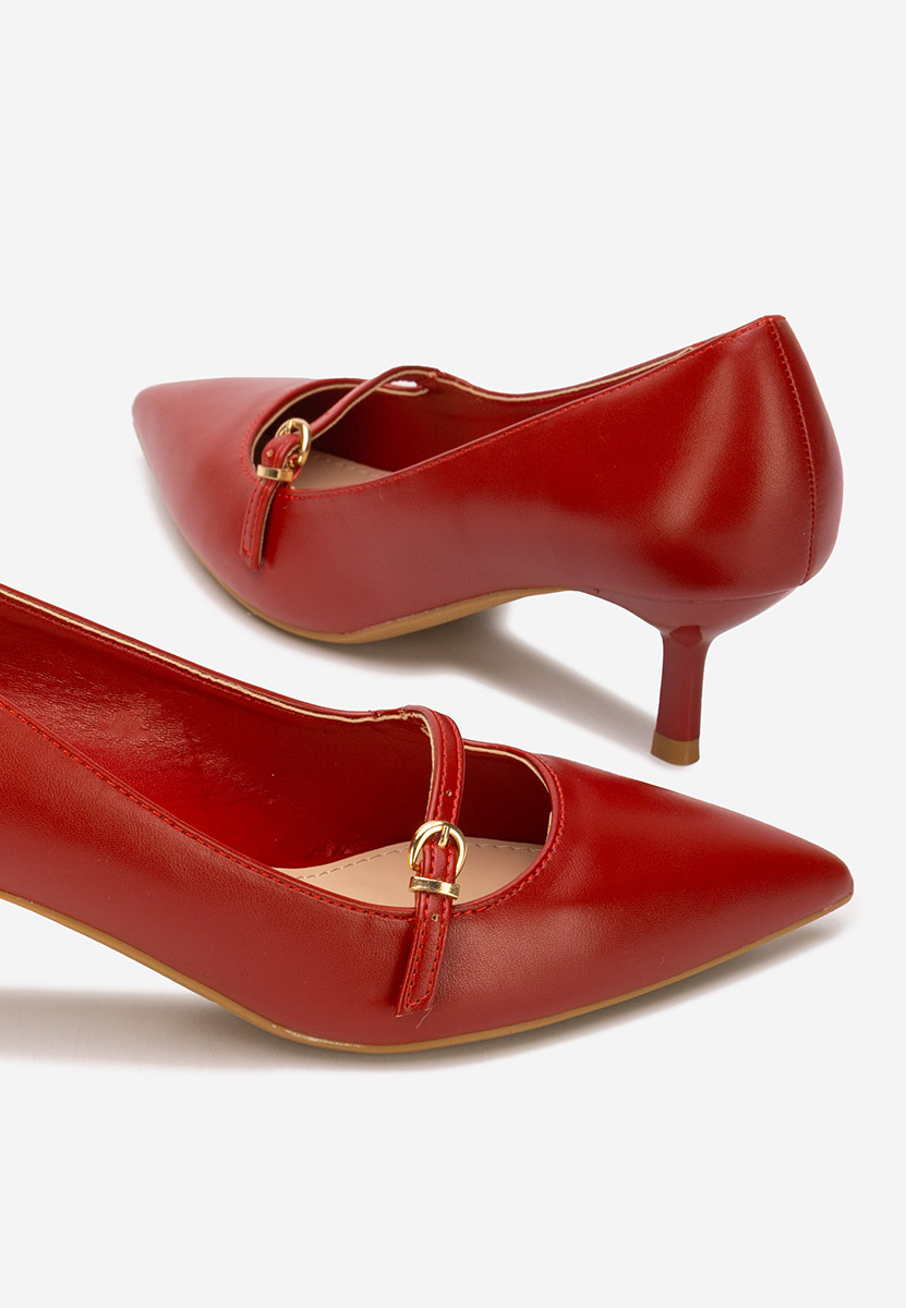 Γόβες στιλέτο Rilora κοκκινο