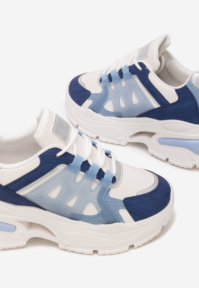 Sneakers με πλατφόρμα Alverisa μπλε