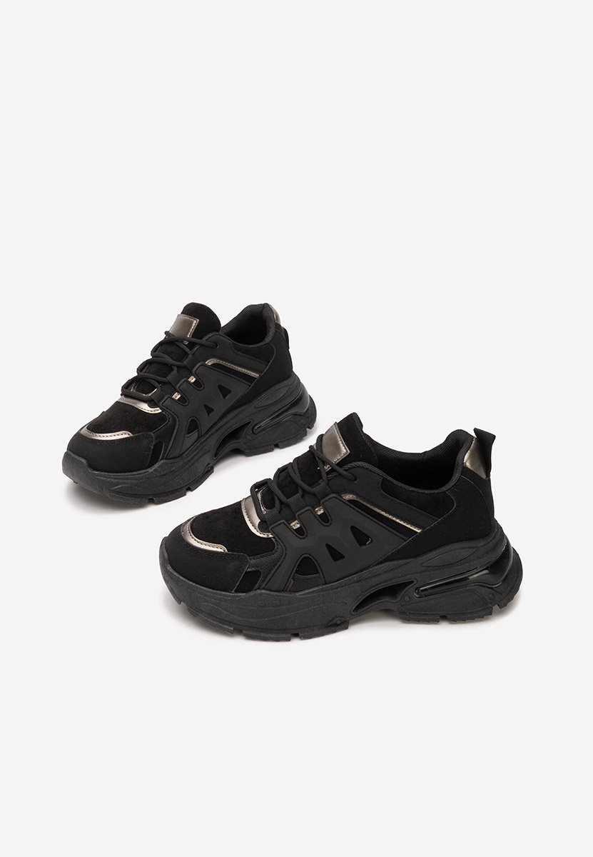 Sneakers με πλατφόρμα Alverisa μαύρα