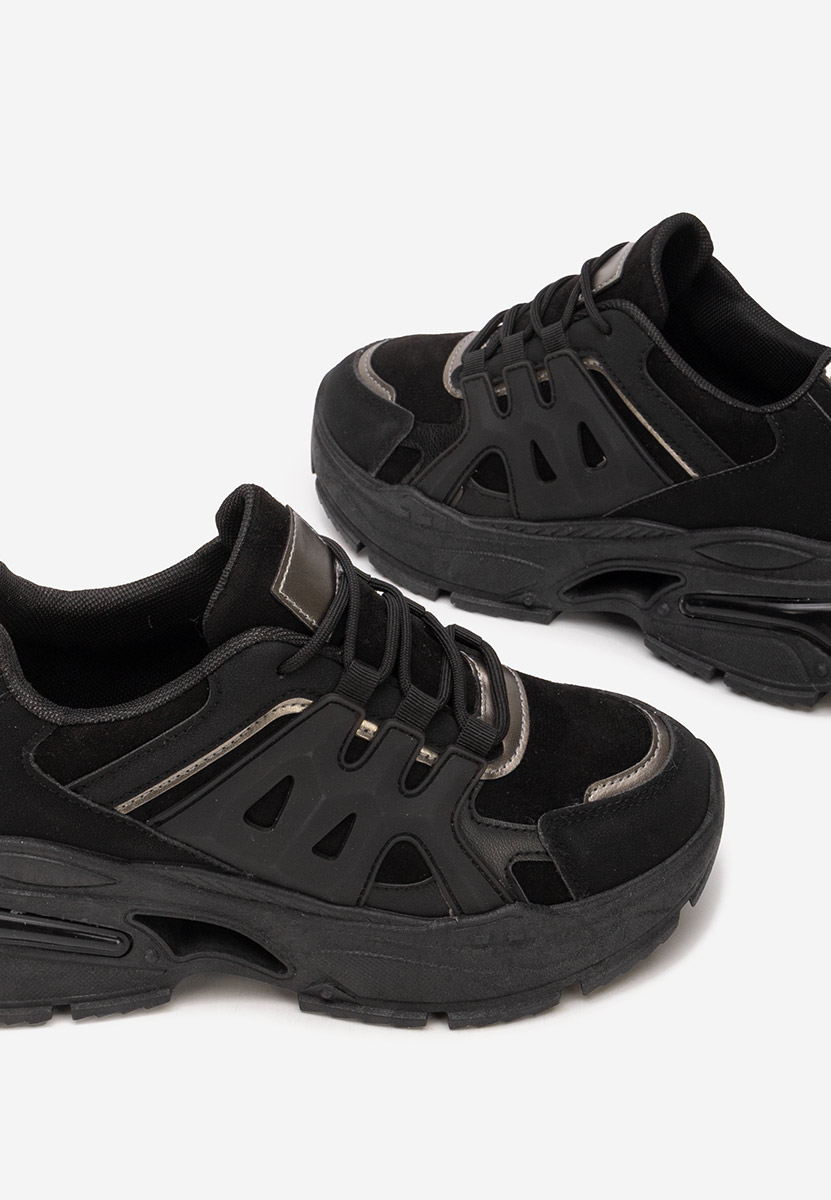Sneakers με πλατφόρμα Alverisa μαύρα