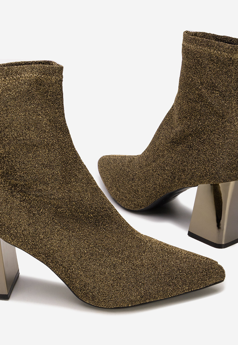 Μποτάκια κάλτσα Sidoneia χρυσα