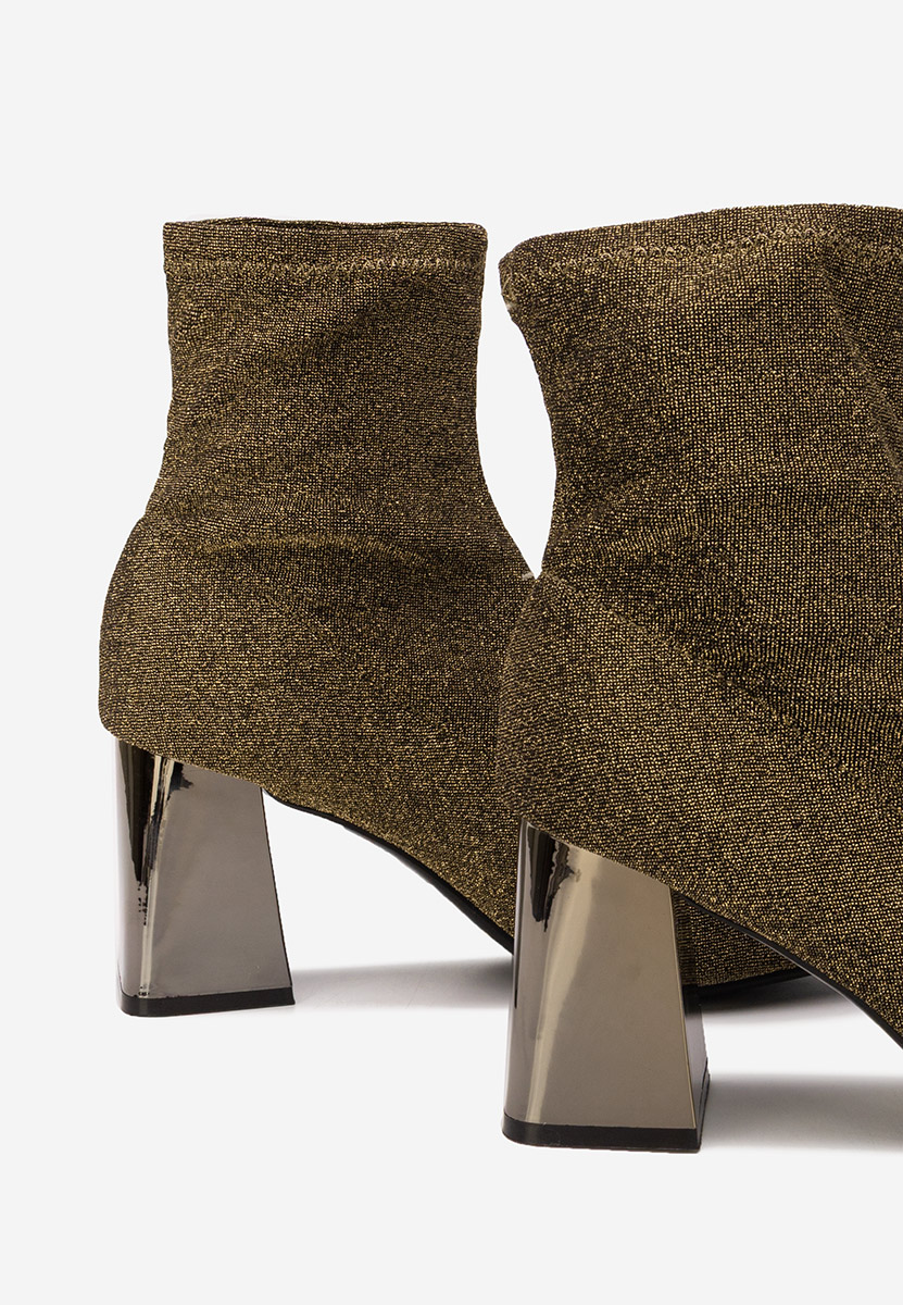 Μποτάκια κάλτσα Sidoneia χρυσα