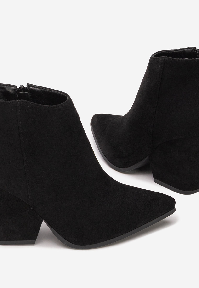 Γυναικεία Μποτάκια Cowboy Versalia Μαύρα