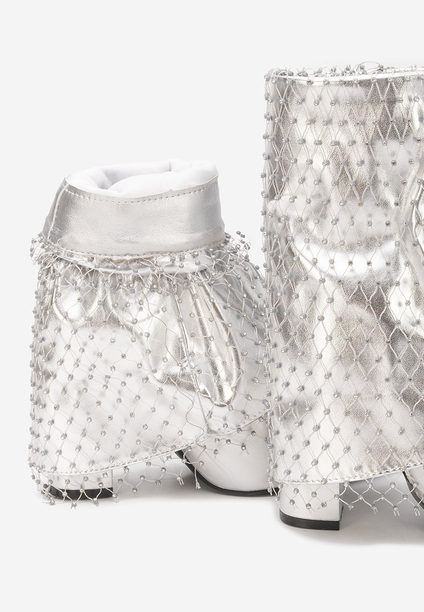 Μποτάκια με χοντρό τακούνι Almaria V2 ασιμι