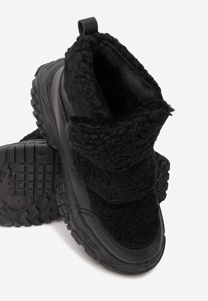 Χειμερινά sneakers γυναικεια Comino μαύρα