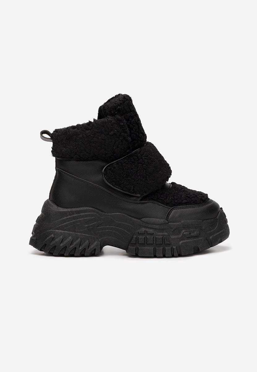 Χειμερινά sneakers γυναικεια Comino μαύρα