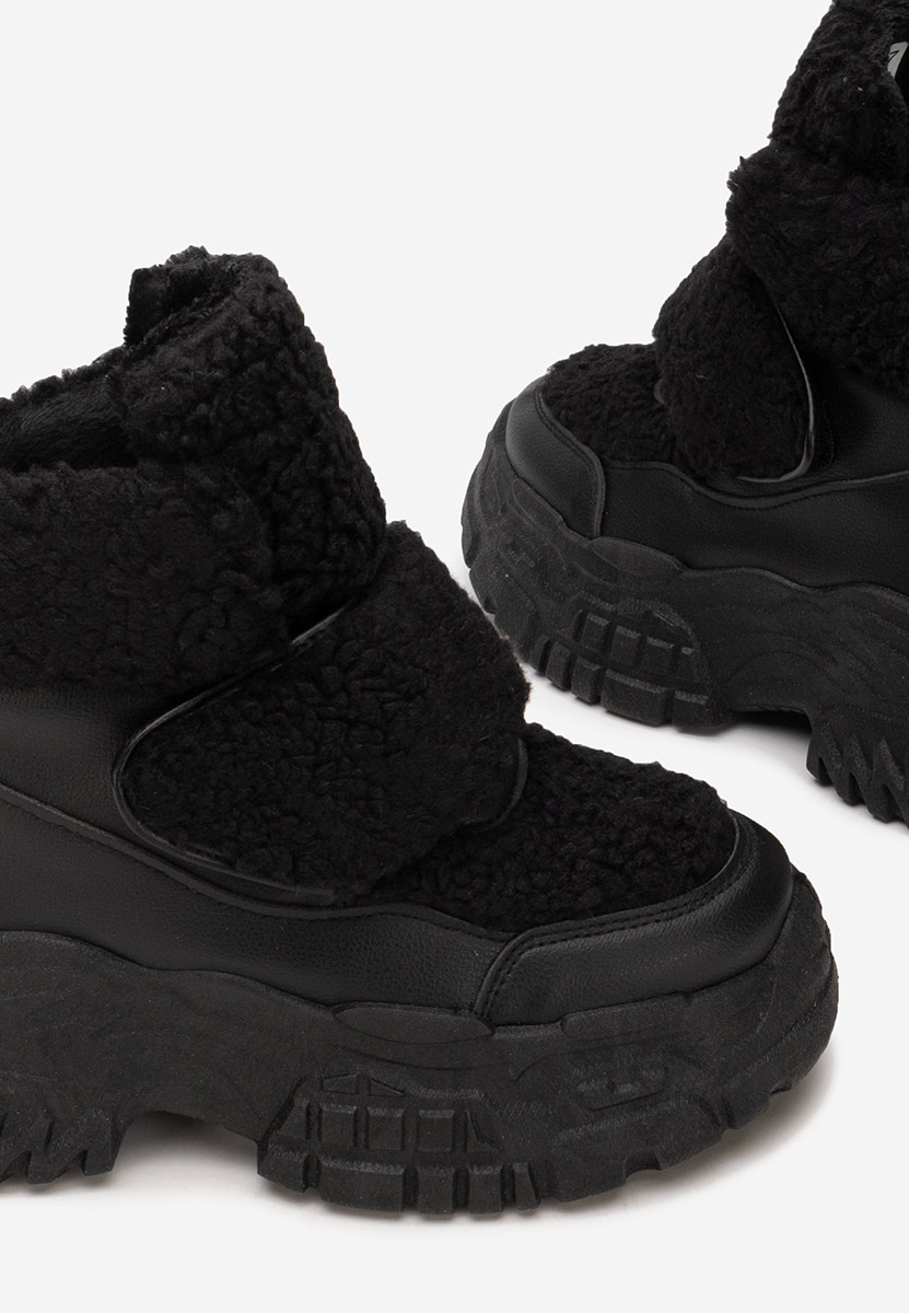 Χειμερινά sneakers γυναικεια Comino μαύρα