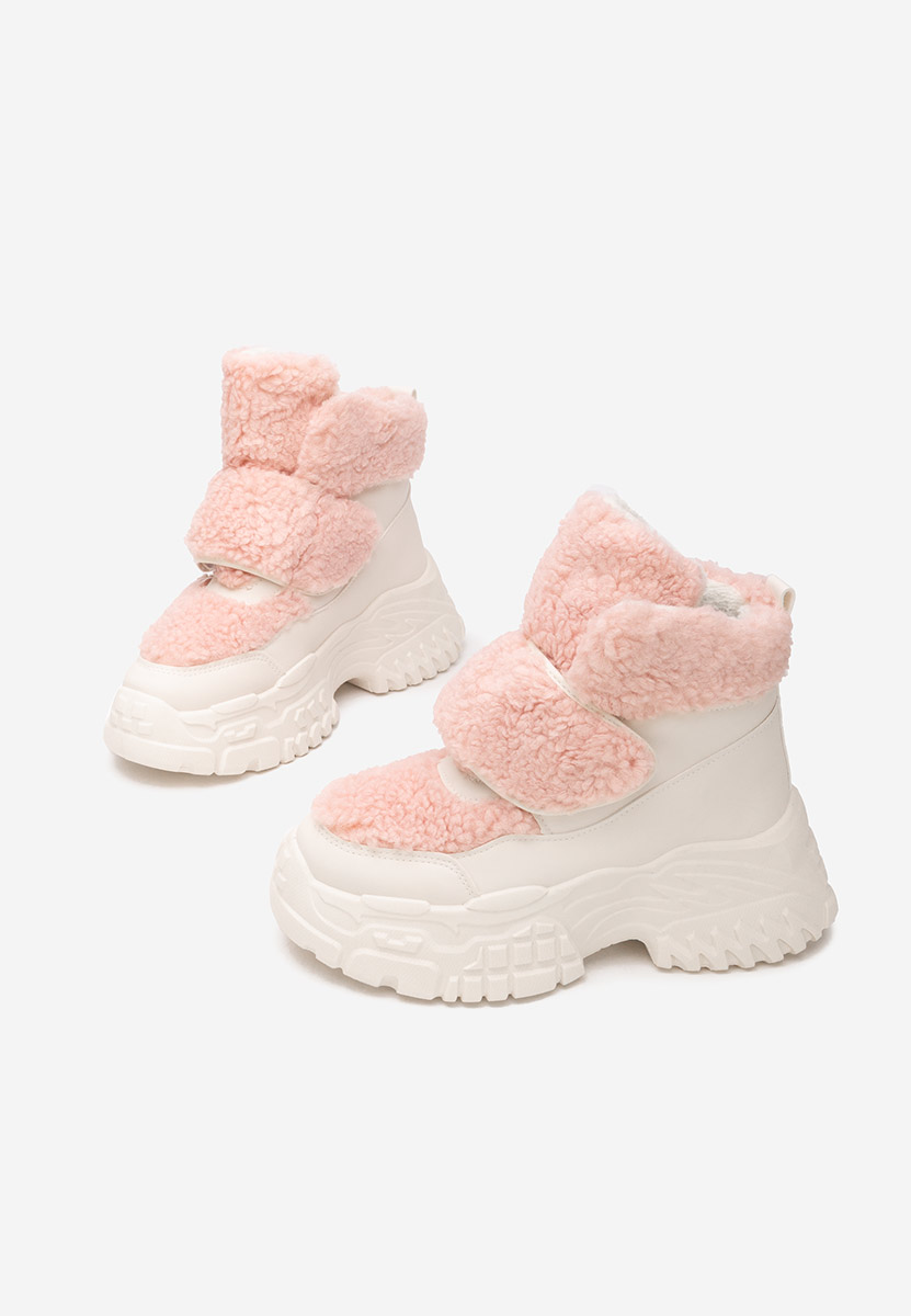 Χειμερινά sneakers γυναικεια Comino V2 λευκά