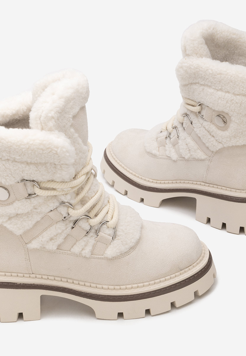 Χειμερινά Αρβυλάκια γυναικείες Kalindra μπεζ