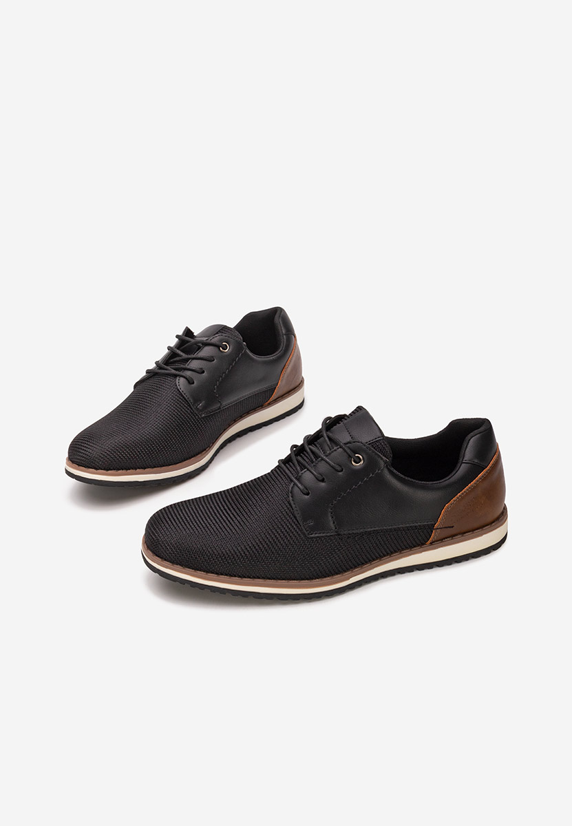 Ανδρικά παπούτσια casual Alfonso μαύρα