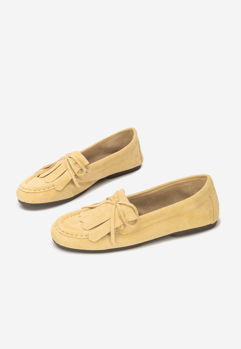 Μοκασίνια γυναικεια Calistia Κιντρινο