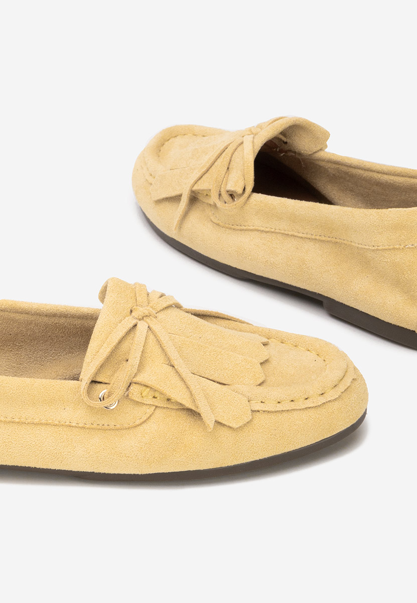 Μοκασίνια γυναικεια Calistia Κιντρινο