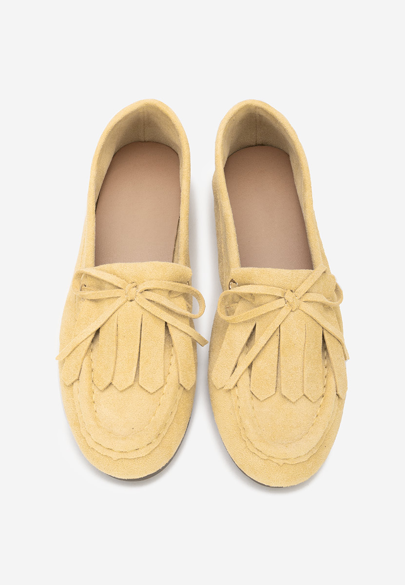 Μοκασίνια γυναικεια Calistia Κιντρινο