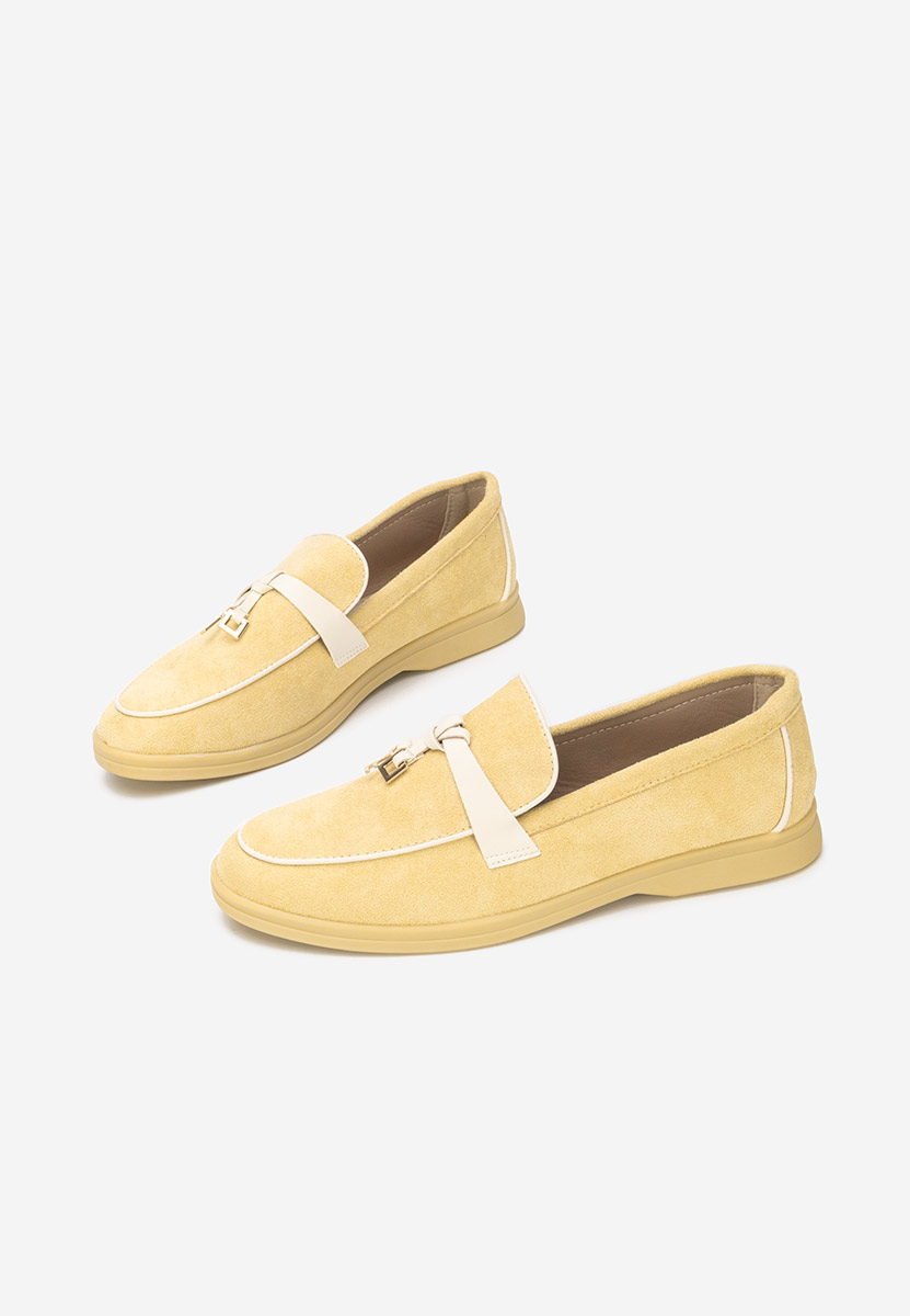 Μοκασίνια γυναικεια Raquella Κιντρινο