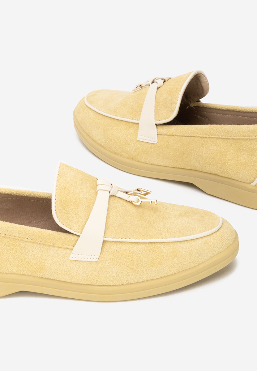 Μοκασίνια γυναικεια Raquella Κιντρινο