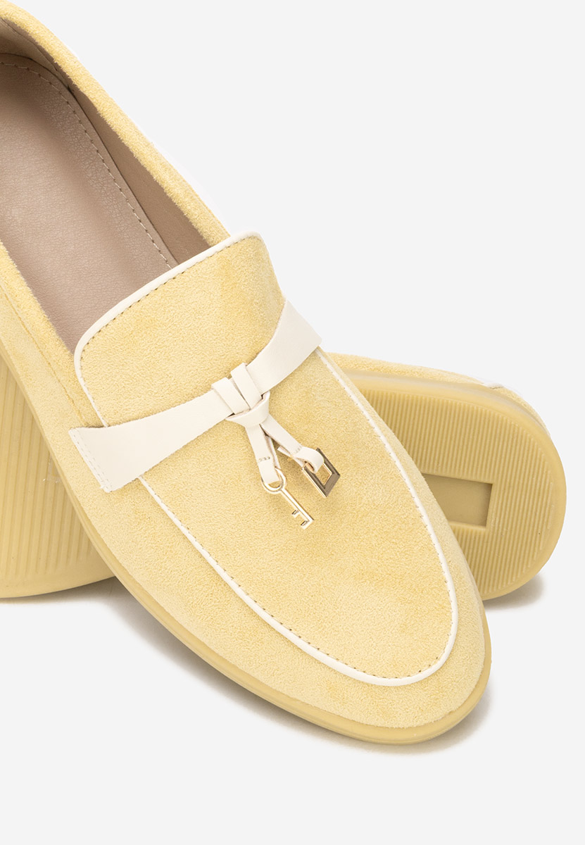 Μοκασίνια γυναικεια Raquella Κιντρινο