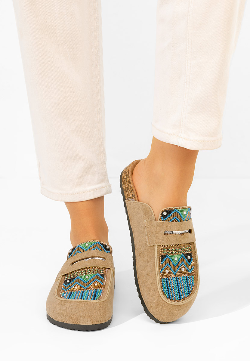 Mules γυναικεια Jovana χακι