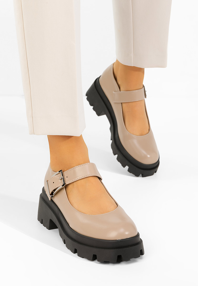 Πλατφόρμες γυναικεία Masovia μπεζ