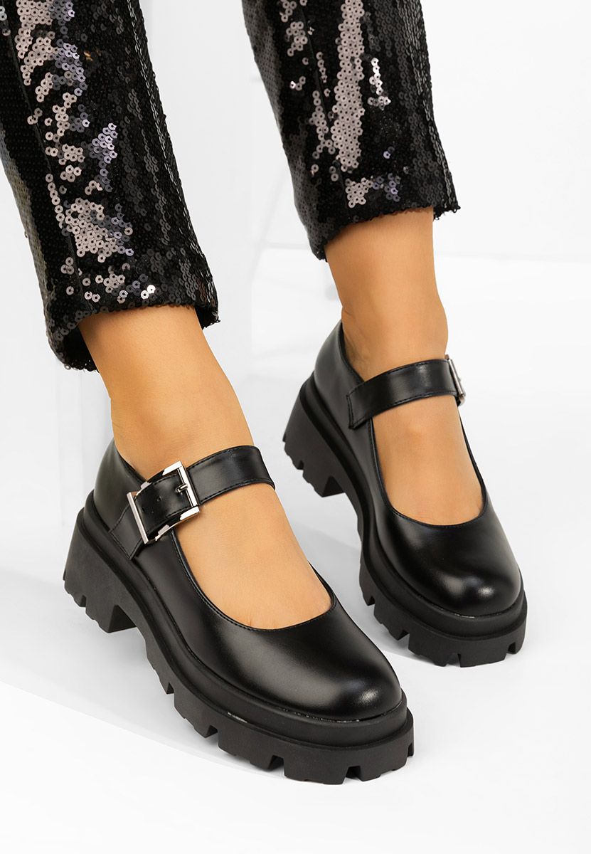 Πλατφόρμες γυναικεία Masovia μαύρα