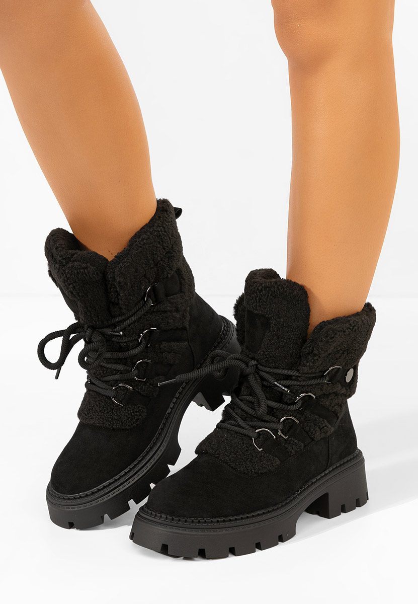 Χειμερινά Αρβυλάκια γυναικείες Kalindra Μαύρα