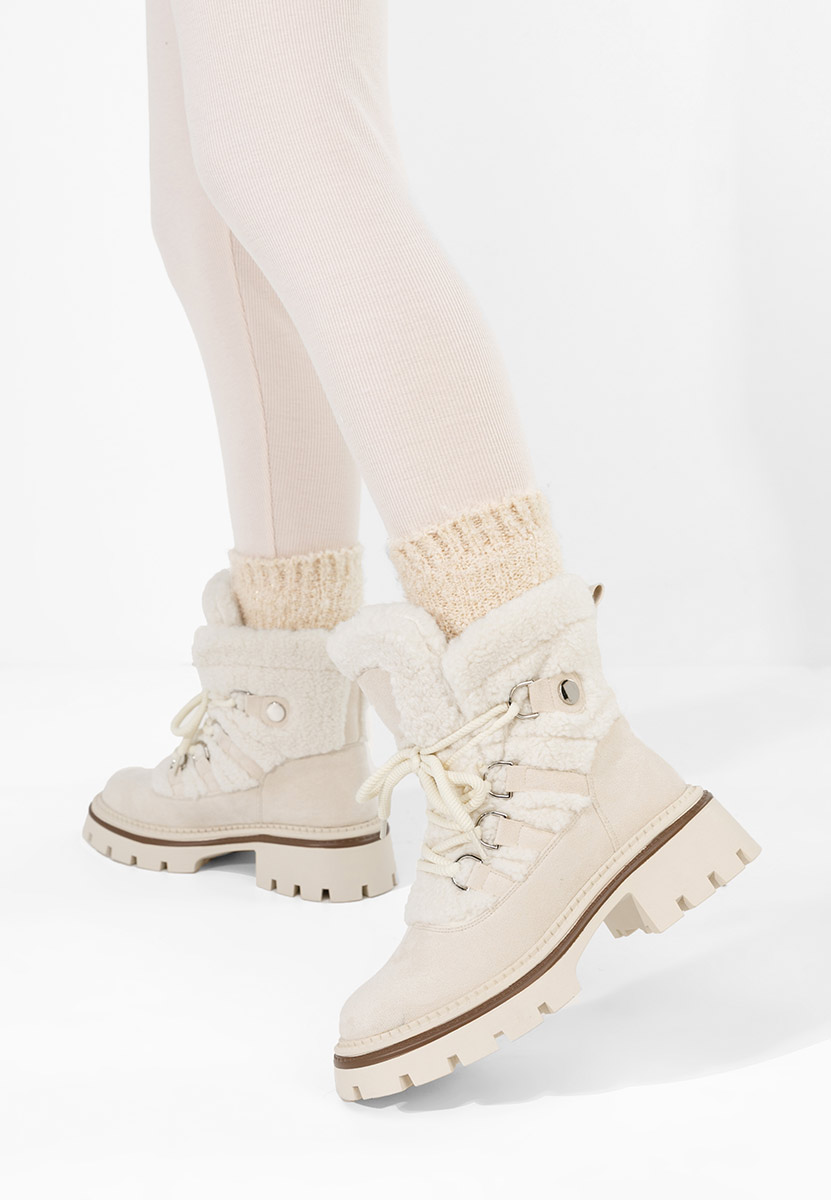 Χειμερινά Αρβυλάκια γυναικείες Kalindra μπεζ