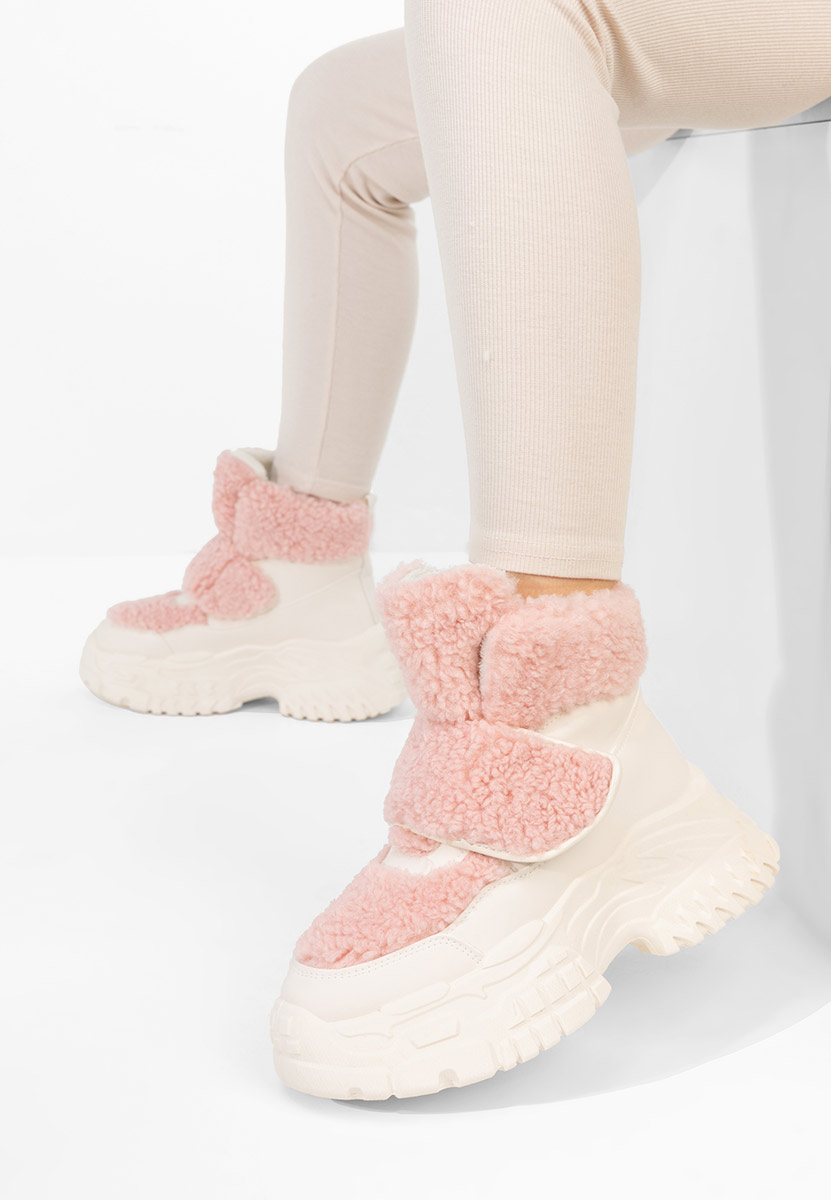 Χειμερινά sneakers γυναικεια Comino V2 λευκά