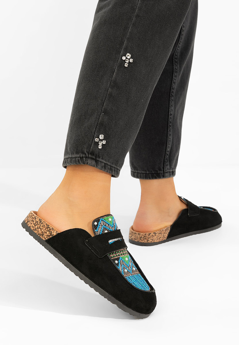 Mules γυναικεια Marlie V2 μαύρα