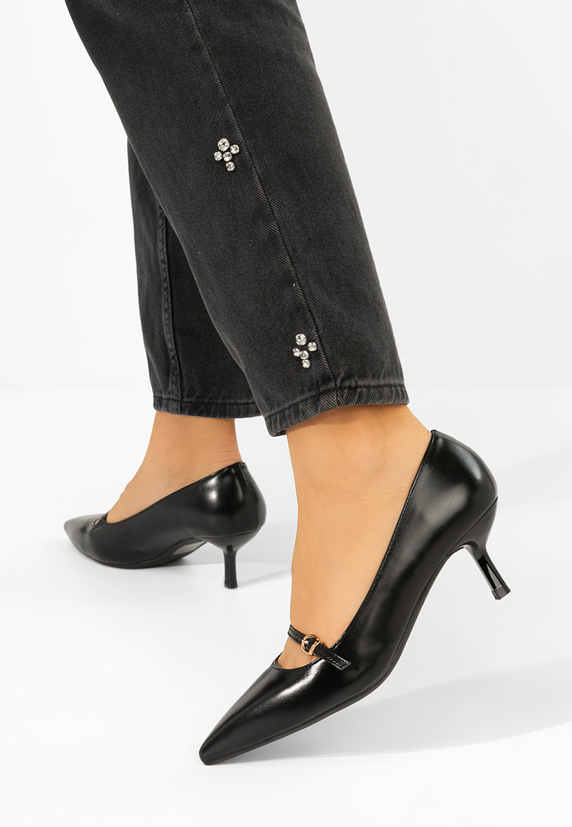 Γόβες στιλέτο Rilora μαύρα