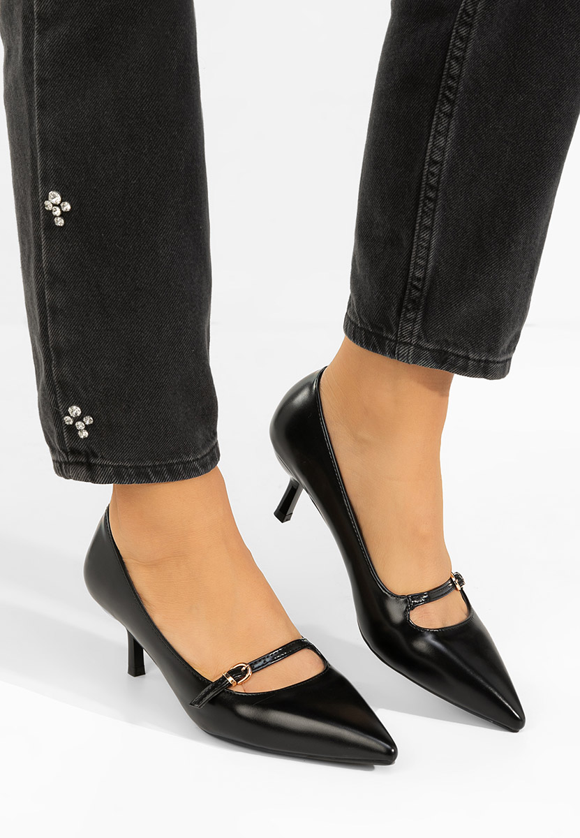 Γόβες στιλέτο Rilora μαύρα