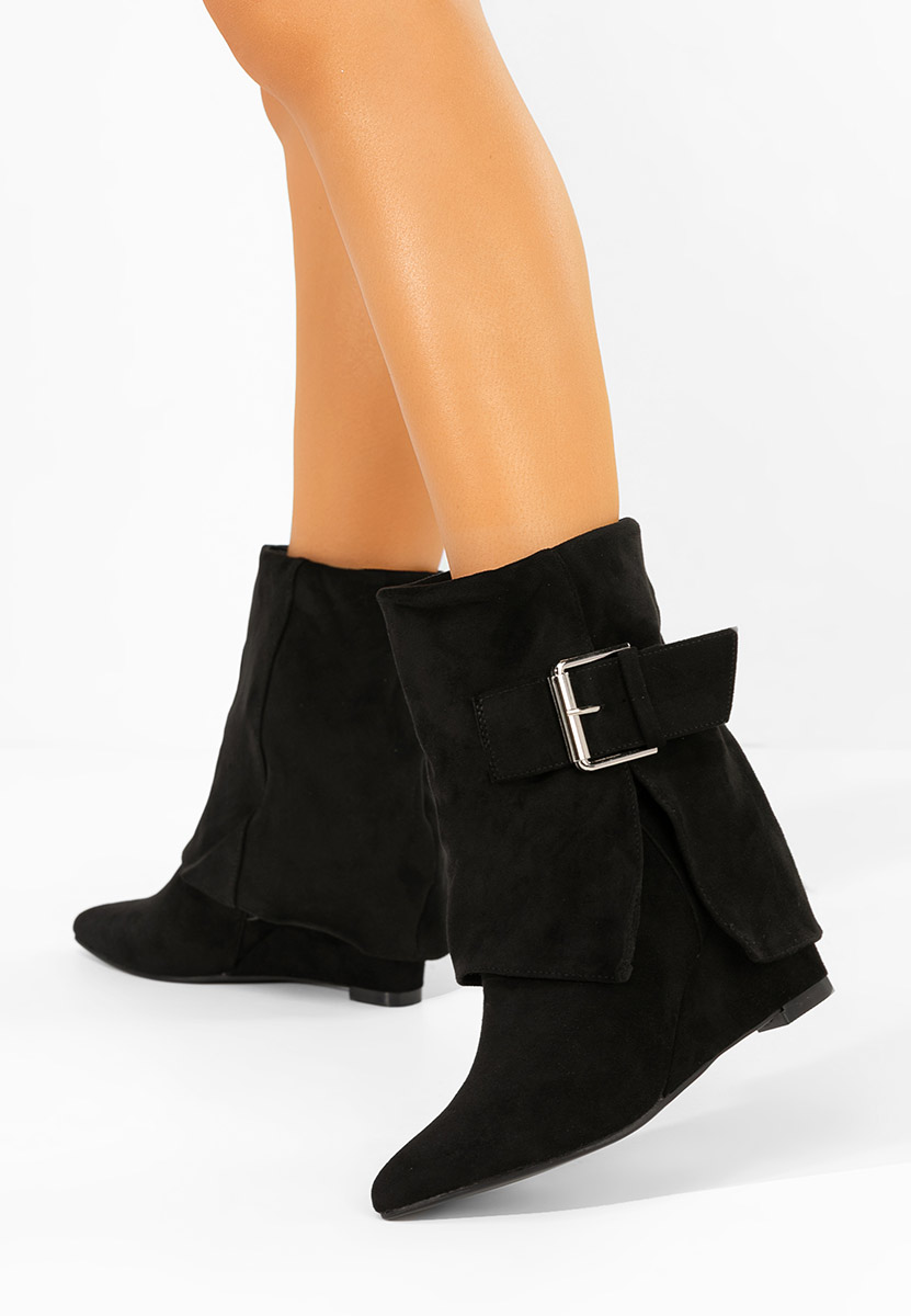 Μποτακια πλατφορμεσ Irinea Μαύρα