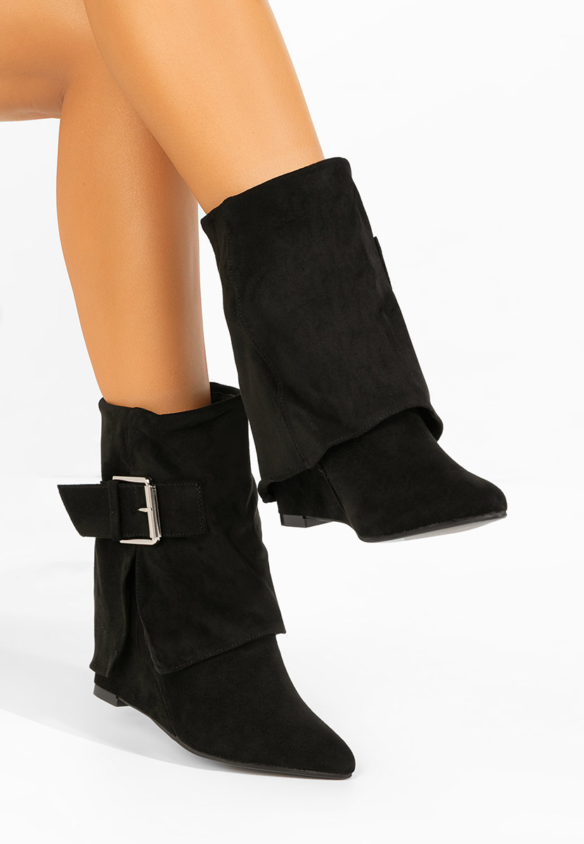 Μποτακια πλατφορμεσ Irinea Μαύρα