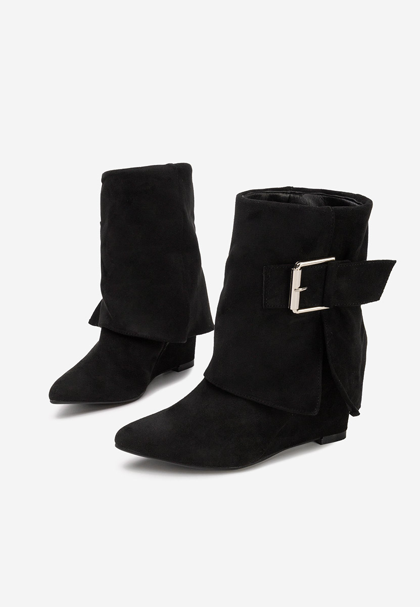 Μποτακια πλατφορμεσ Irinea Μαύρα