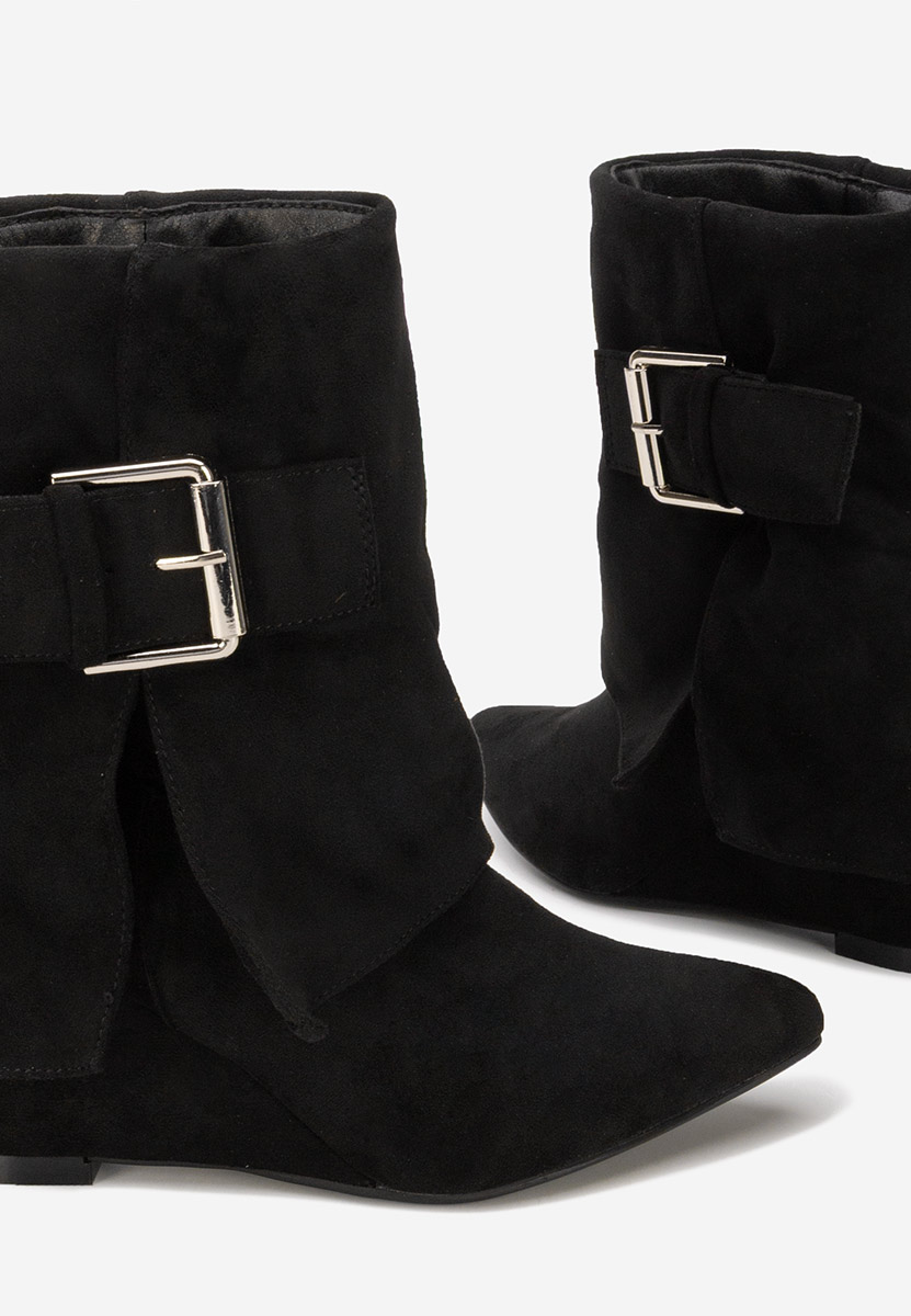 Μποτακια πλατφορμεσ Irinea Μαύρα