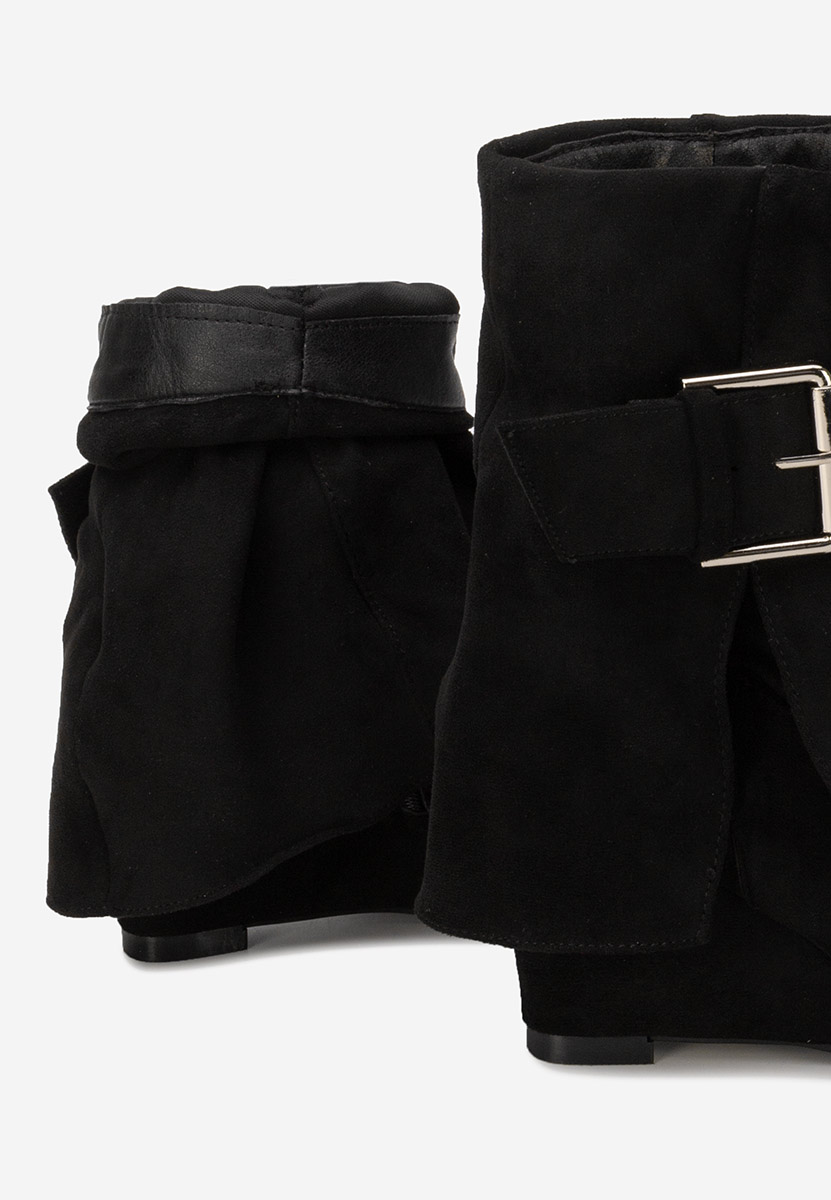 Μποτακια πλατφορμεσ Irinea Μαύρα